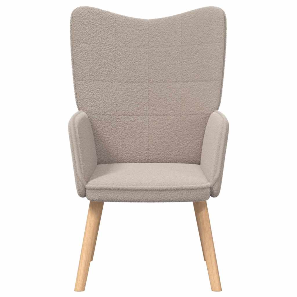 Avslappende stol Lysegrå 62 x 67 x 95.5 cm stoff