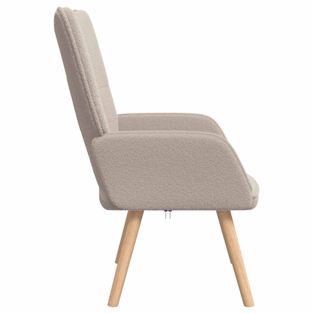 Avslappende stol Lysegrå 62 x 67 x 95.5 cm stoff