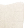 Avslappende stol Krem 62 x 67 x 95.5 cm stoff