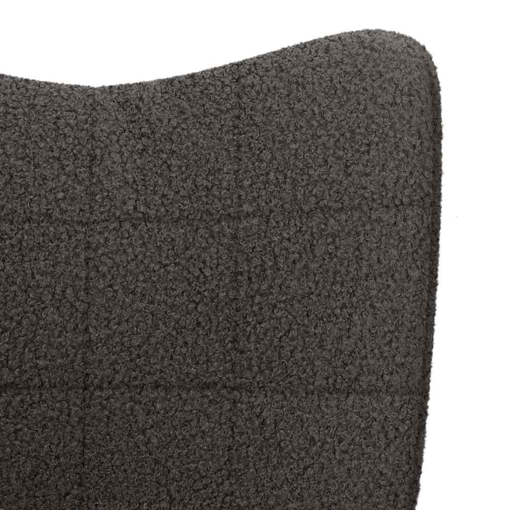 Avslappende stol Mørke grå 62 x 67 x 95.5 cm stoff