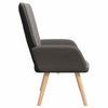 Avslappende stol Mørke grå 62 x 67 x 95.5 cm stoff