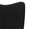 Avslappende stol Svart 62 x 67 x 95.5 cm stoff