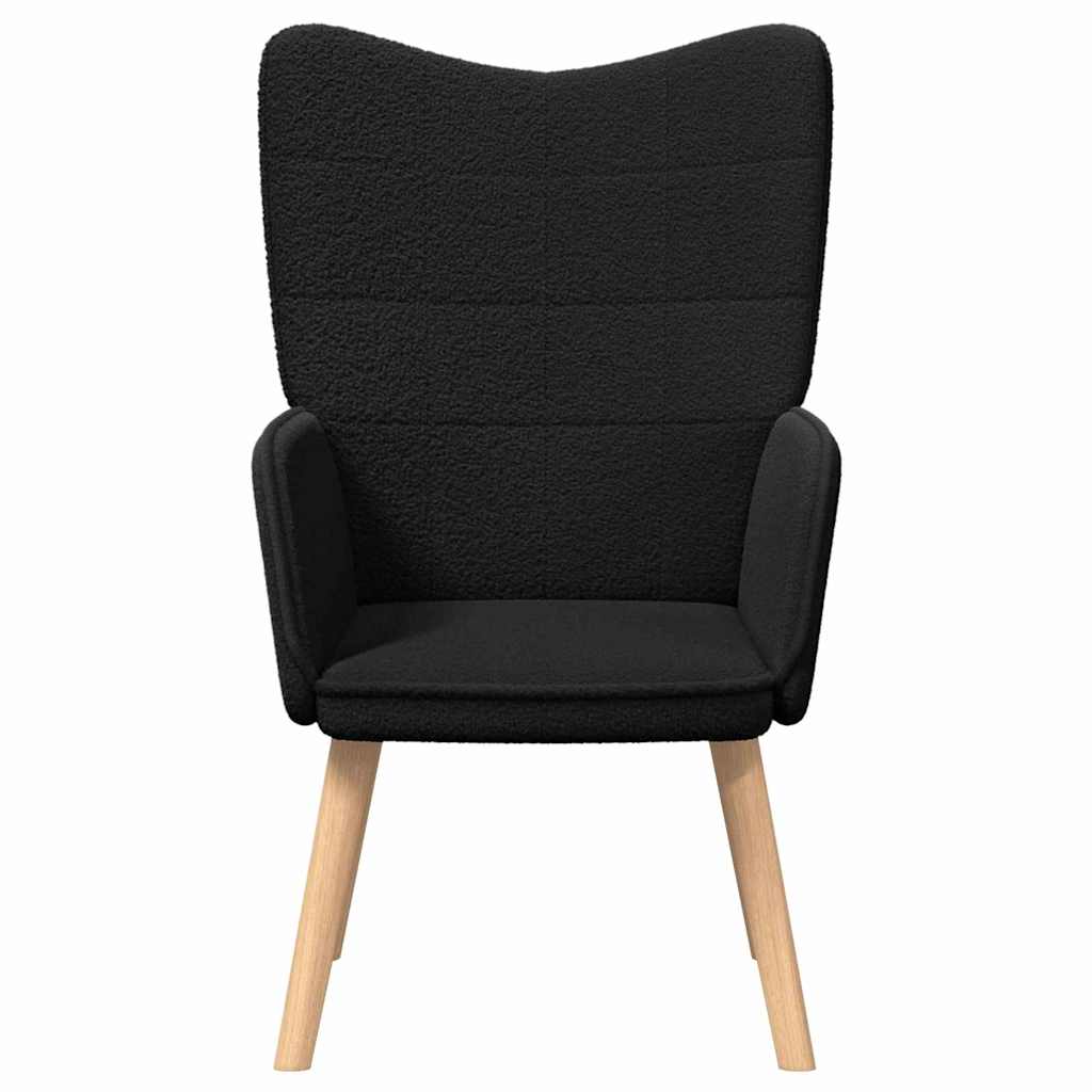 Avslappende stol Svart 62 x 67 x 95.5 cm stoff