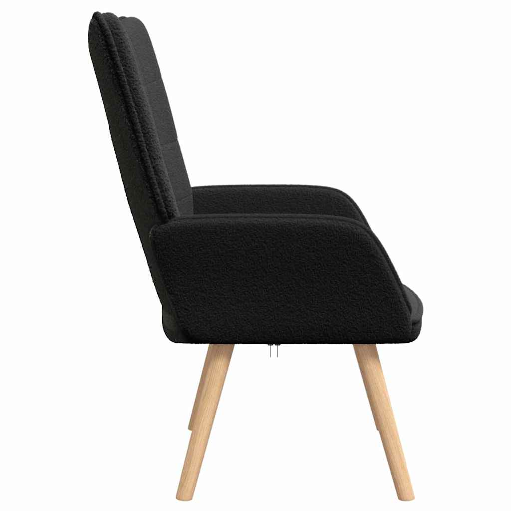 Avslappende stol Svart 62 x 67 x 95.5 cm stoff