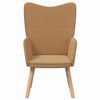 Avslappende stol Beige 62 x 67 x 95.5 cm stoff