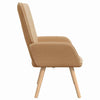 Avslappende stol Beige 62 x 67 x 95.5 cm stoff