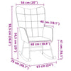 Avslappende stol Rosa 61 x 78 x 98 cm stoff