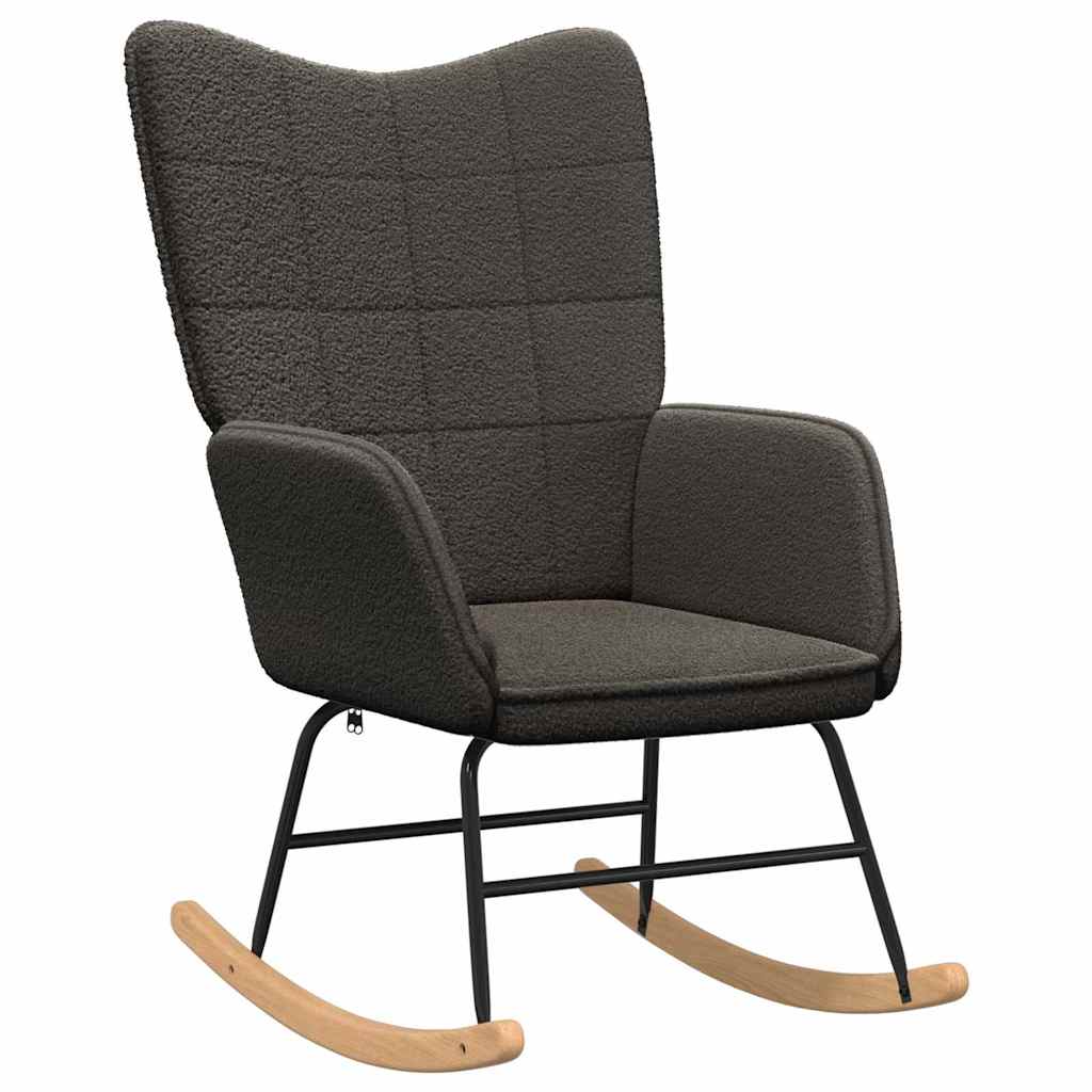Avslappende stol Mørke grå 61 x 78 x 98 cm stoff