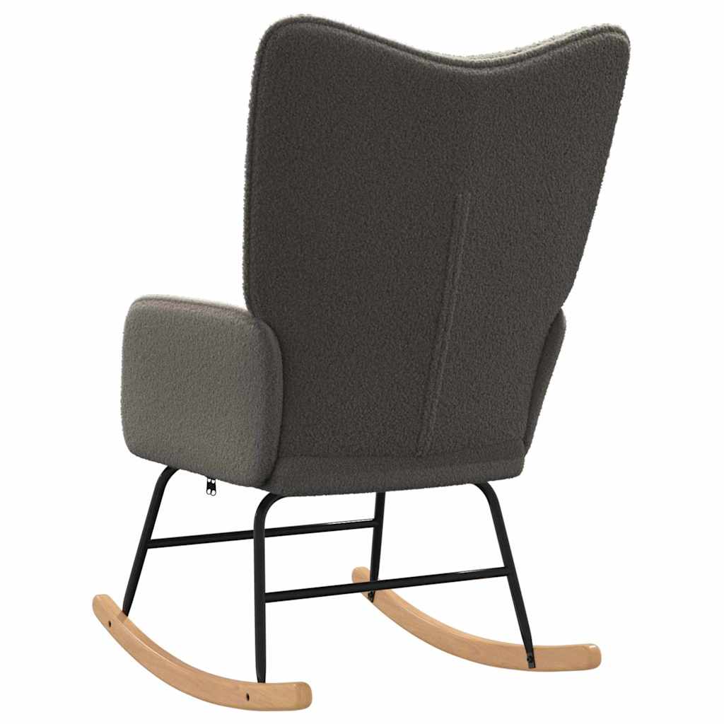 Avslappende stol Mørke grå 61 x 78 x 98 cm stoff