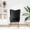 Avslappende stol Svart 61 x 78 x 98 cm stoff