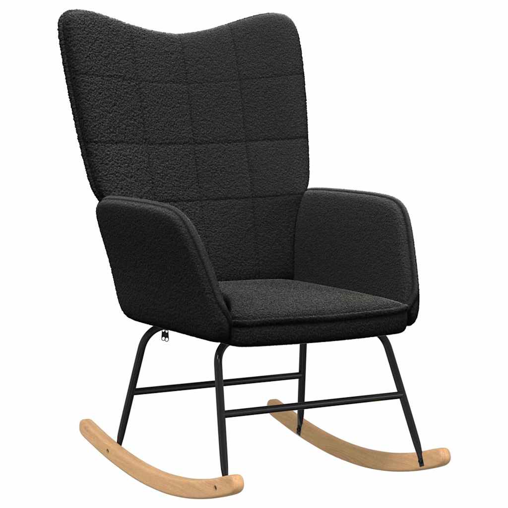 Avslappende stol Svart 61 x 78 x 98 cm stoff
