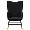 Avslappende stol Svart 61 x 78 x 98 cm stoff