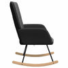 Avslappende stol Svart 61 x 78 x 98 cm stoff