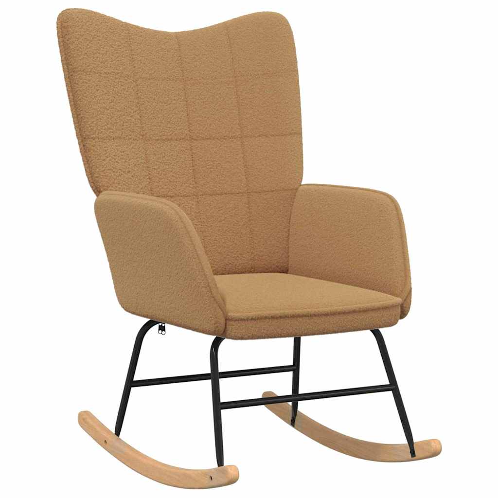 Avslappende stol Beige 61 x 78 x 98 cm stoff