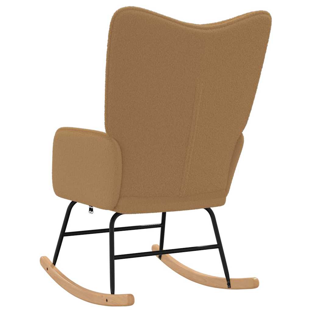 Avslappende stol Beige 61 x 78 x 98 cm stoff