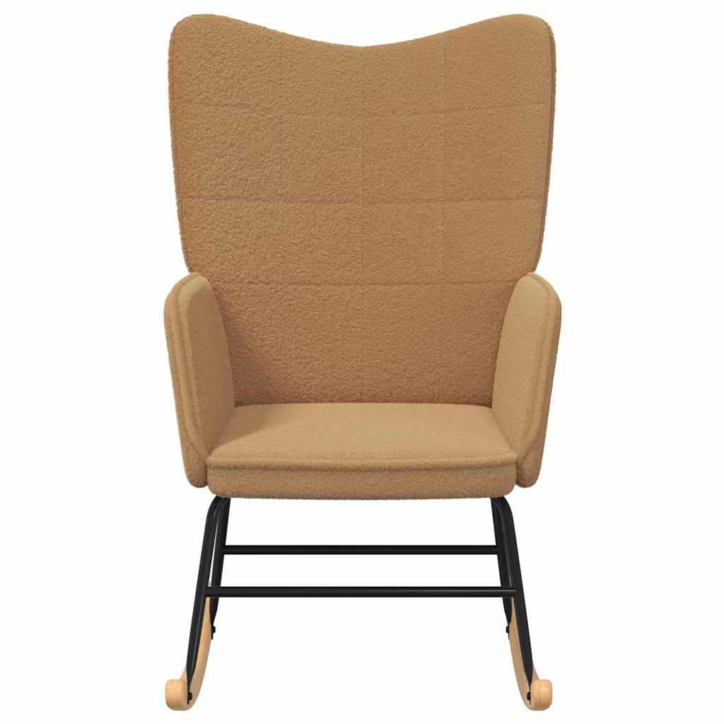 Avslappende stol Beige 61 x 78 x 98 cm stoff