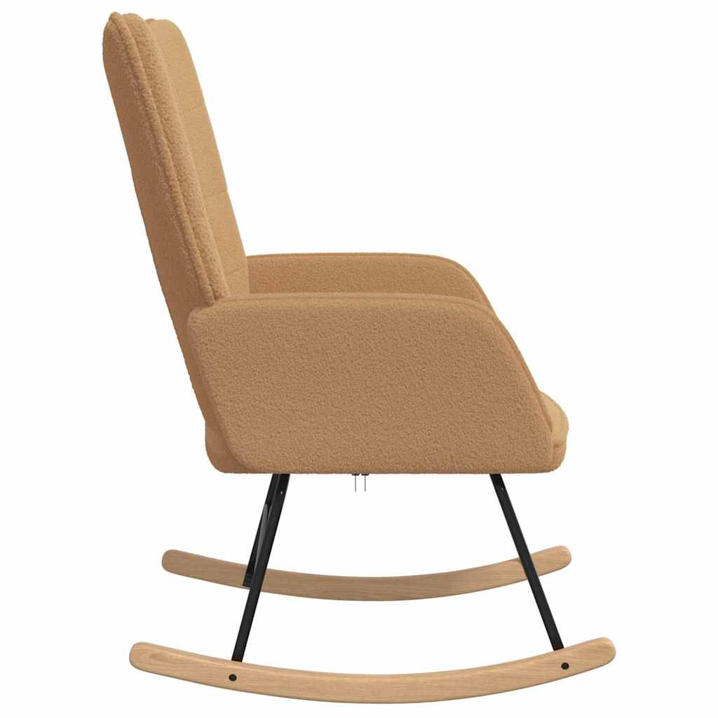 Avslappende stol Beige 61 x 78 x 98 cm stoff