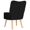 Avslappende stol Svart 63 x 67 x 94 cm stoff