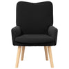 Avslappende stol Svart 63 x 67 x 94 cm stoff
