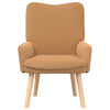 Avslappende stol Beige 63 x 67 x 94 cm stoff