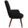 Avslappende stol Svart 63 x 67 x 94 cm Fløyel