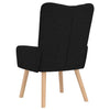 Avslappende stol Svart 63 x 67 x 94 cm stoff