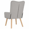 Avslappende stol Skygrå 63 x 67 x 94 cm stoff