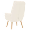 Avslappende stol Krem 69 x 74 x 93 cm stoff