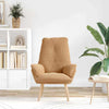 Avslappende stol Beige 69 x 74 x 93 cm stoff