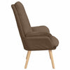 Avslappende stol Brun 69 x 74 x 93 cm stoff