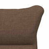 Avslappende stol Brun 69 x 74 x 93 cm stoff