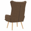 Avslappende stol Brun 69 x 74 x 93 cm stoff