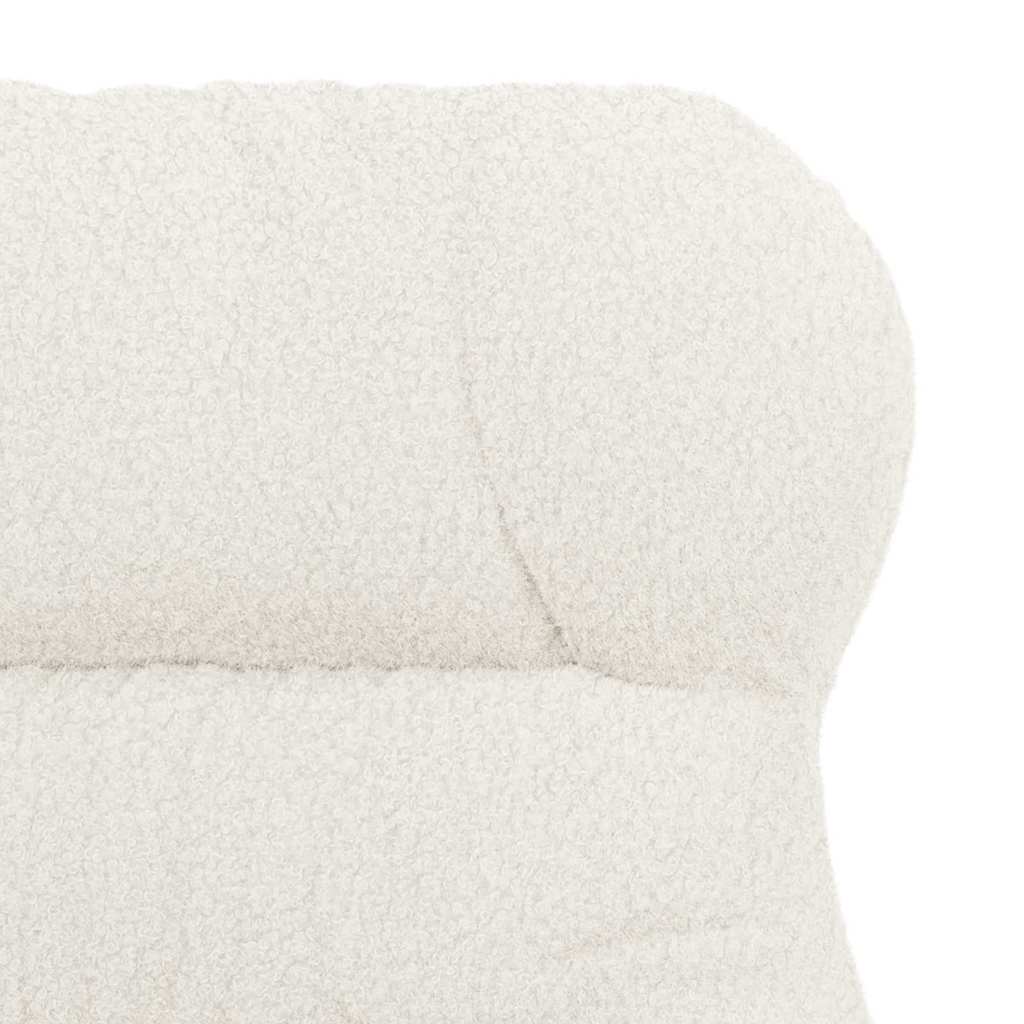 Avslappende stol Krem 69 x 74 x 93 cm stoff