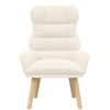 Avslappende stol Krem 69 x 74 x 93 cm stoff