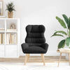 Avslappende stol Svart 69 x 74 x 93 cm stoff