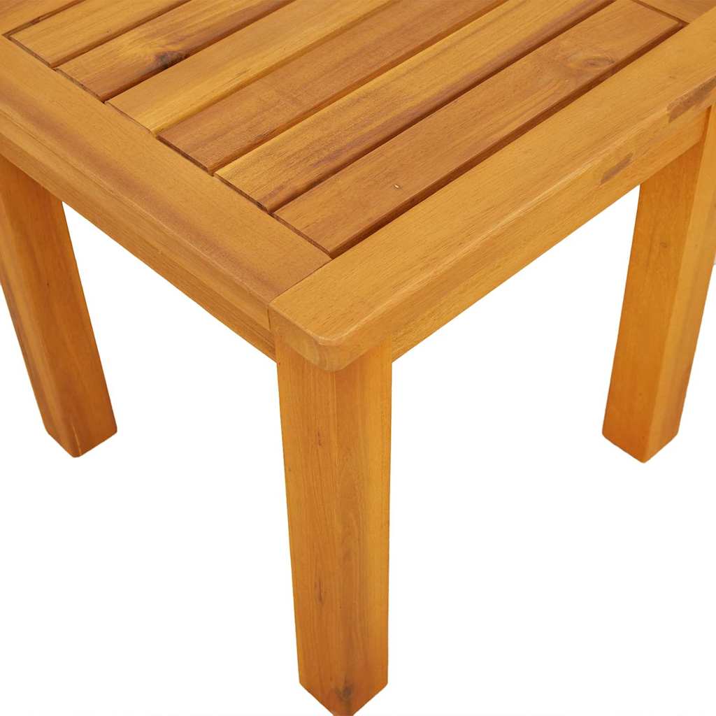 Sidetabell Olje naturlig 35 x 35 x 34 cm Solid akasietre