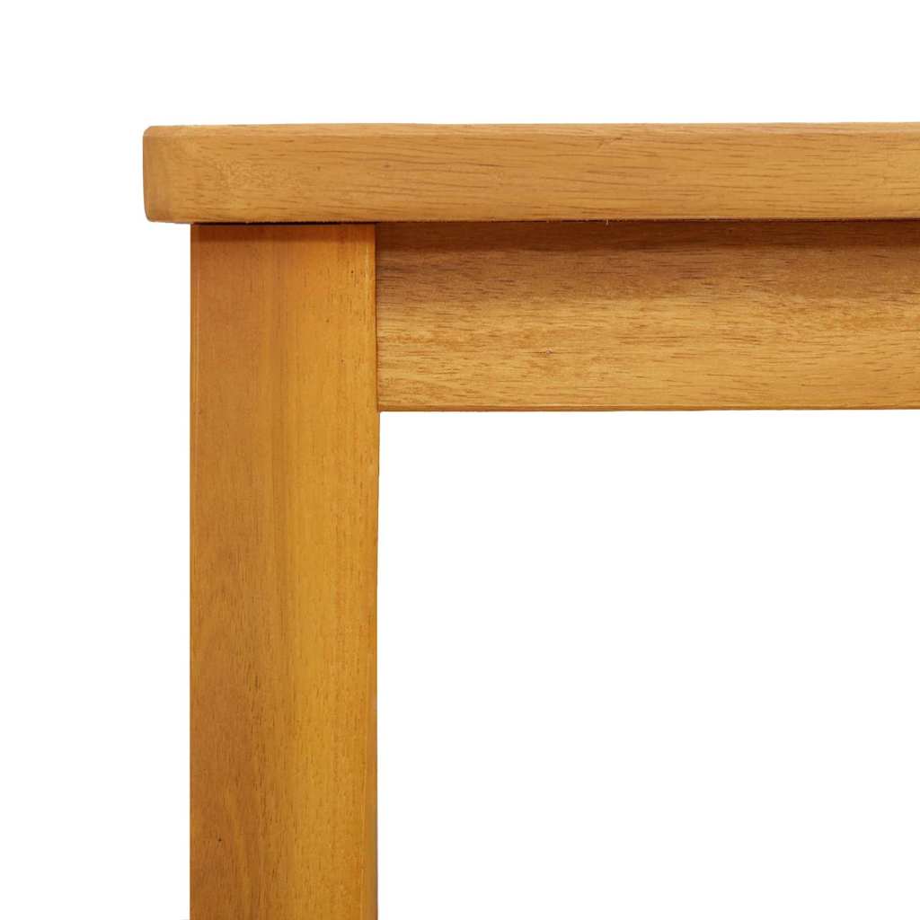 Sidetabell Olje naturlig 35 x 35 x 34 cm Solid akasietre