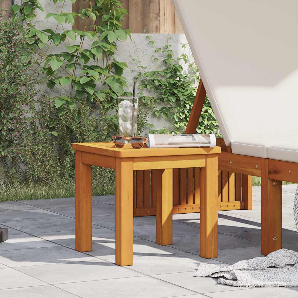 Sidetabell Olje naturlig 35 x 35 x 34 cm Solid akasietre