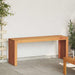 benk Olje naturlig 110 x 30 x 45 cm Massivt Teaktre