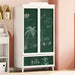 Krittstavle Garderobe med skuff ROROS Hvit 90 x 45 x 165 cm