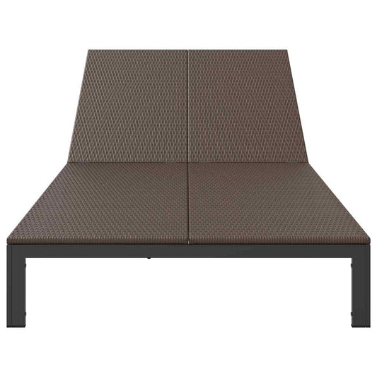Solseng 1-person Brun 206 x 62.5 x 74 cm polyrotting vidaXL