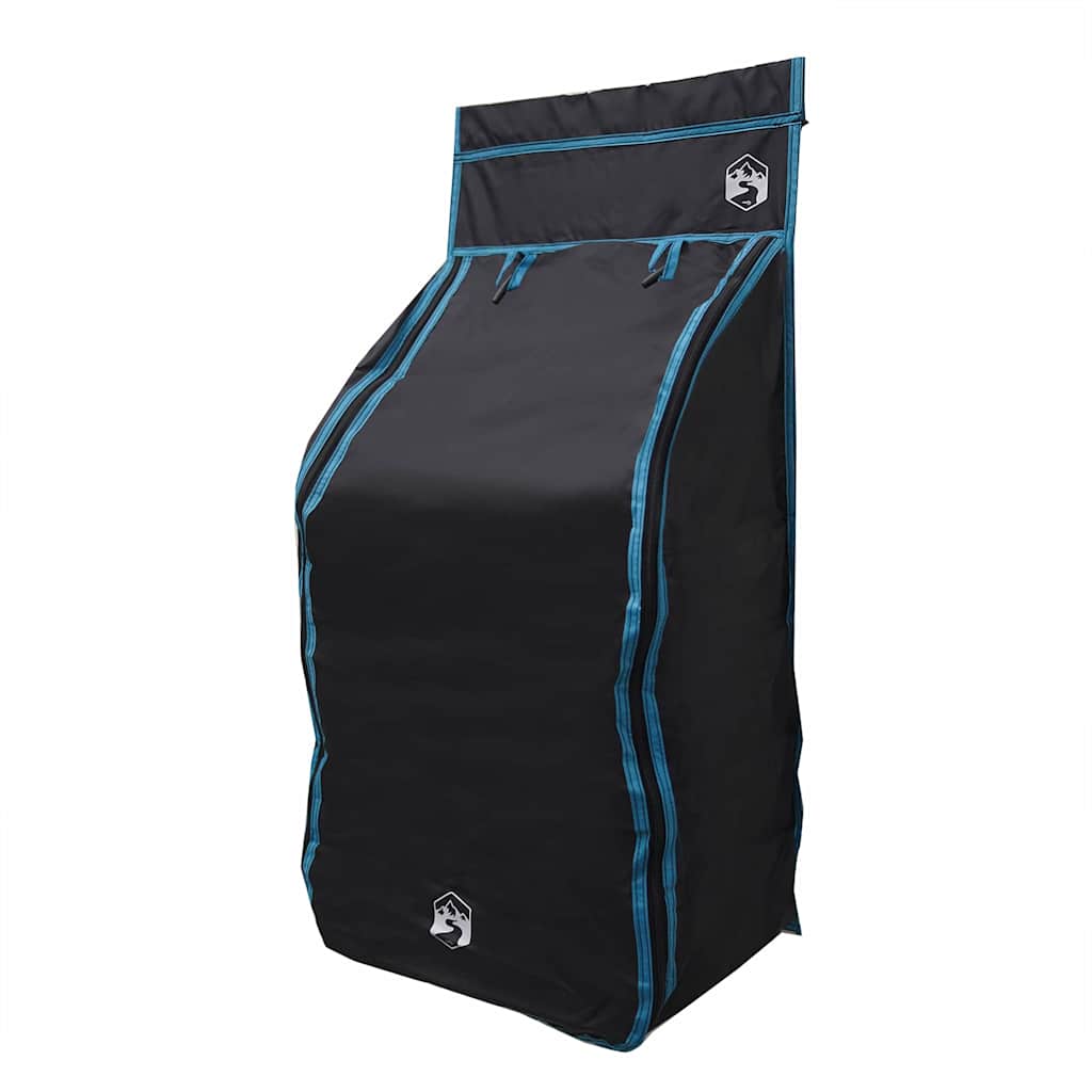 Hengende teltorganisator med 10 lommer Svart 40,5 x 25 x 80 cm