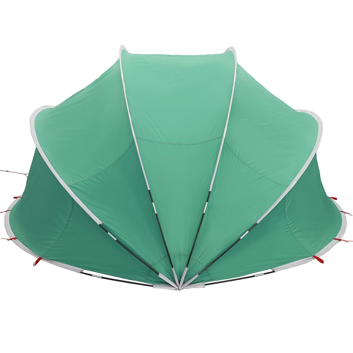 Poolkuppel 405 x 405 x 192 cm 185T polyester med PU-belegg