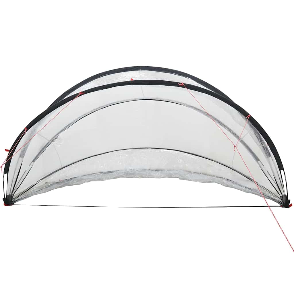 Poolkuppel Gjennomsiktig 405 x 405 x 192 cm PVC