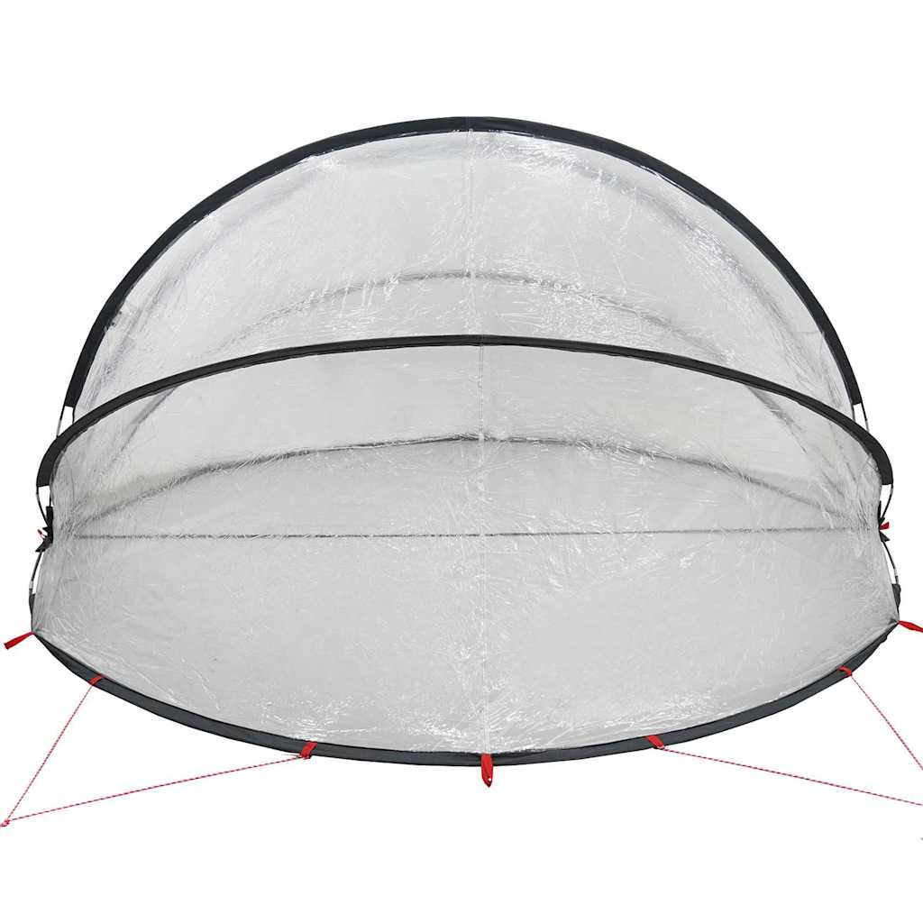 Poolkuppel Gjennomsiktig 405 x 405 x 192 cm PVC