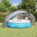 Poolkuppel Gjennomsiktig 500 x 500 x 236 cm PVC