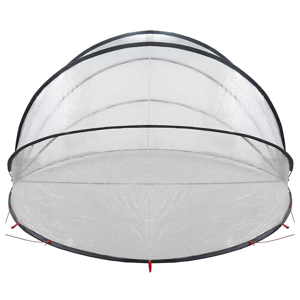 Poolkuppel Gjennomsiktig 500 x 500 x 236 cm PVC