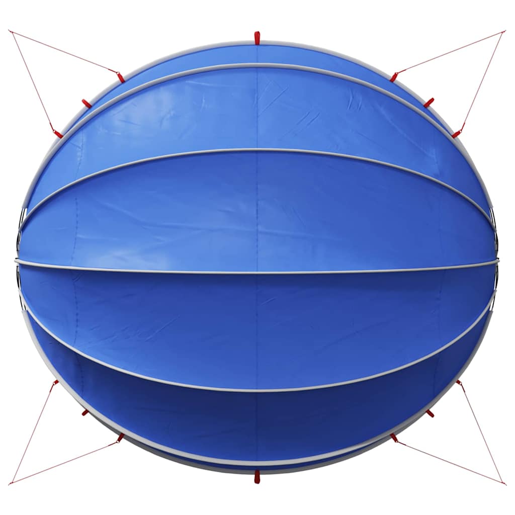 Poolkuppel Blå 546 x 516 x 250 cm 185T polyester med PU-belegg
