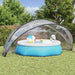 Poolkuppel Gjennomsiktig 546 x 516 x 250 cm PVC