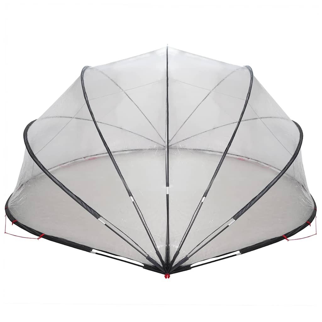 Poolkuppel Gjennomsiktig 546 x 516 x 250 cm PVC